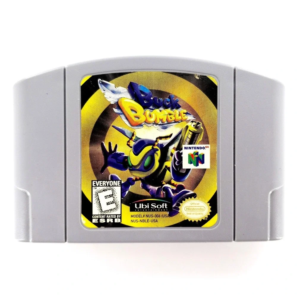Buck Bumble (Nintendo 64, 1998) Authentic Cartridge Only Tested & Works